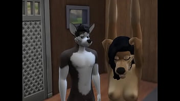 Furry wolf hardcore sex