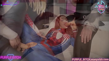 Cosplay da mulher aranha porno