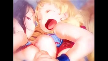Girls naked anime hentai gif