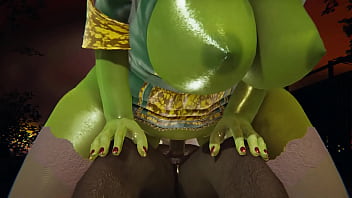 Shrek 3 princess fight stance