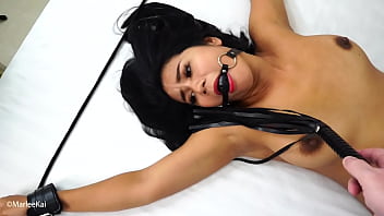 Thai tied up and fucked